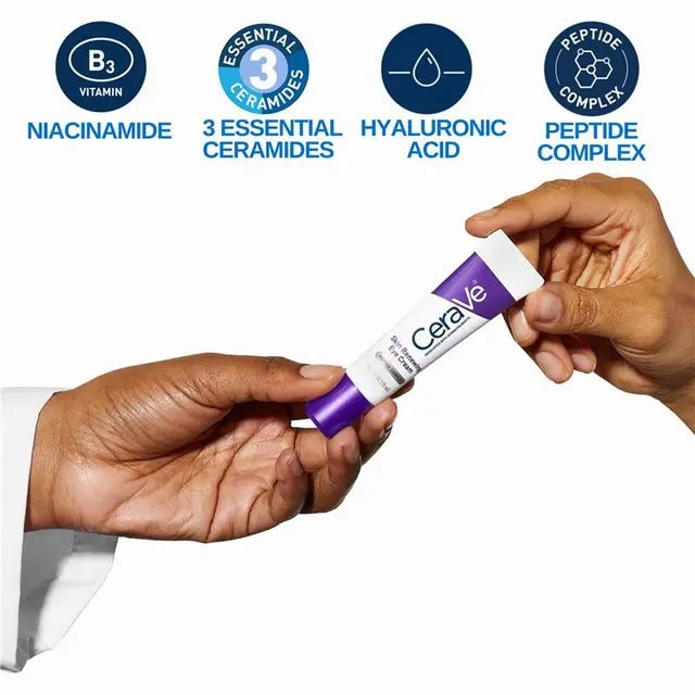 CeraVe Skin Renewing Eye Cream 15ml – anti-aging eye cream for dark circles and fine lines