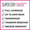 Maybelline Superstay Concealer 25 Medium for full under-eye coverage