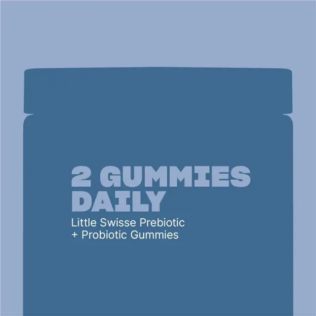Little Swisse Pre + Probiotic Gummies – Raspberry flavour, gut health support