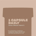 Swisse Vitamin D 500 Capsules – supports bone, teeth, and immune health; aids calcium absorption; daily supplement.