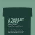 Swisse Vegan Men's Multivitamin 60 Tablets for daily energy and muscle support.
