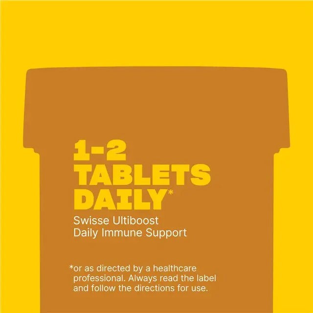 Swisse Daily Immune Support 120 Tablets – immune health with Vitamin C & Zinc.