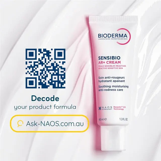 Bioderma Sensibio AR+ cream for redness-prone sensitive skin, soothes and hydrates.