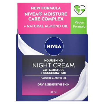 NIVEA Daily Essentials Nourishing Face Moisturiser Night 50ml