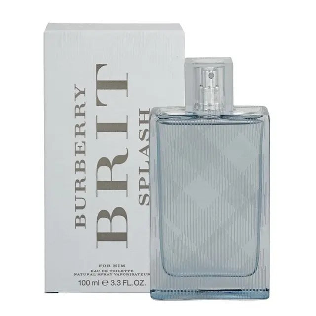 Burberry Brit Splash Eau de Toilette 100ml bottle for men, fresh and vibrant fragrance