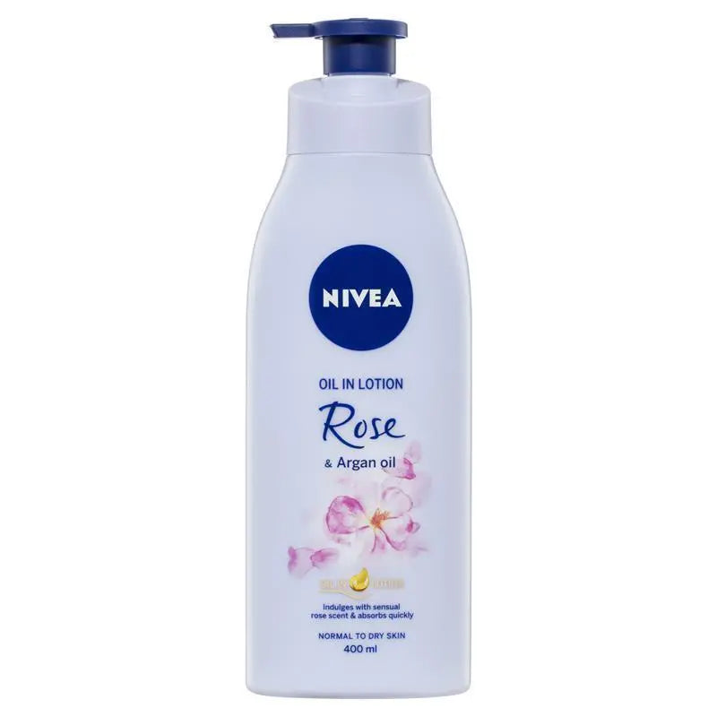 NIVEA Oil in Lotion Rose & Argan Oil Body Lotion 400ml