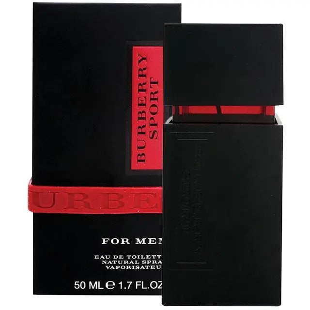 Burberry Sport Men’s Eau de Toilette 50ml bottle with sleek design for fresh masculine fragrance