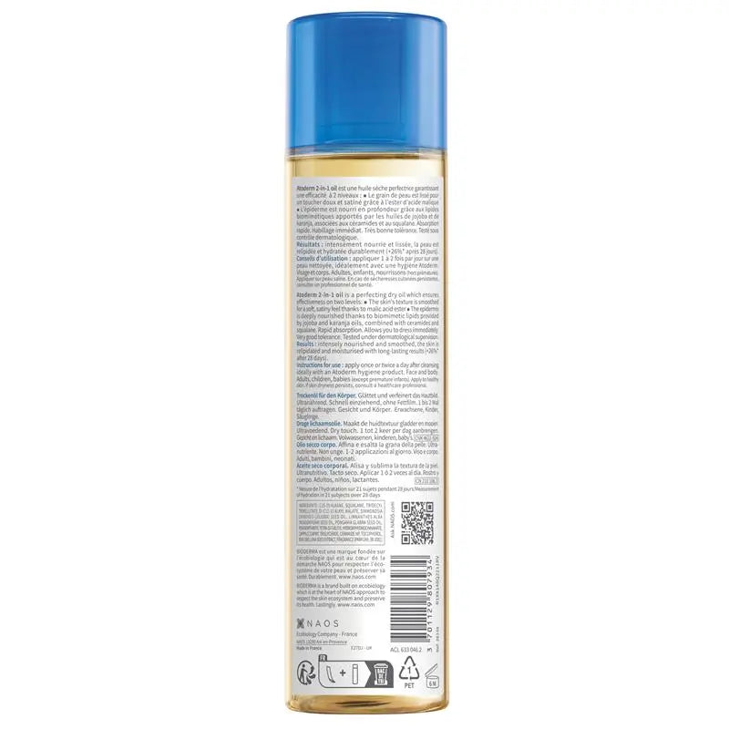 Bioderma Atoderm 2 in 1 Dry Body Oil 150ml