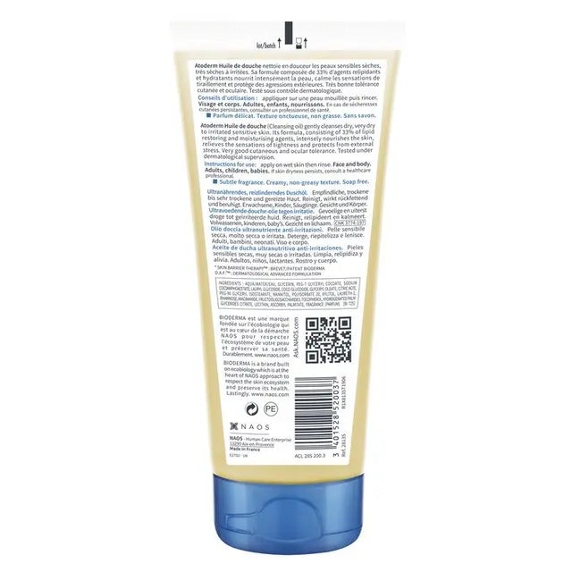 Bioderma Atoderm Shower Oil 100ml
