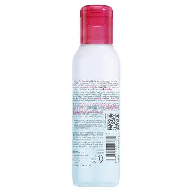 Bioderma Sensibio H2O Eye Biphasic Micellar Makeup Remover for Sensitive Skin 125ml