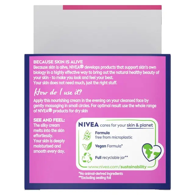NIVEA Daily Essentials Nourishing Face Moisturiser Night 50ml