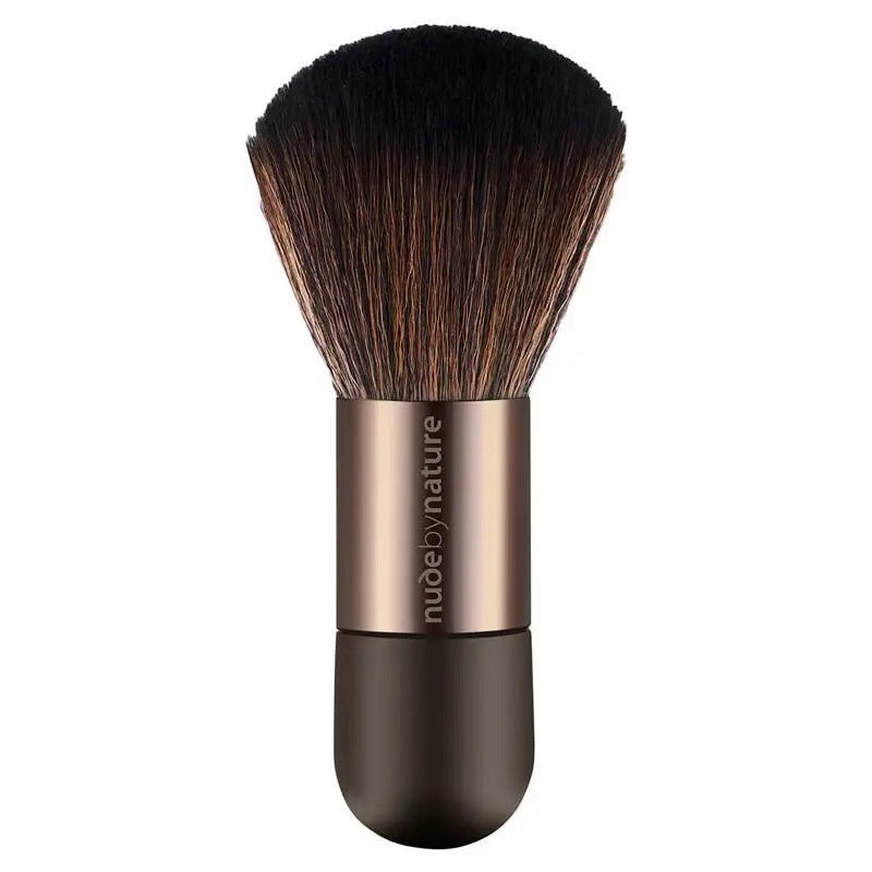 Nude by Nature Mini Mineral Brush for flawless powder application.