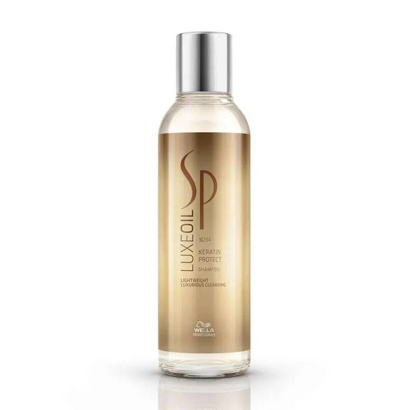 Wella SP LuxeOil Keratin Shampoo and Mask 200ml for smooth, shiny hair