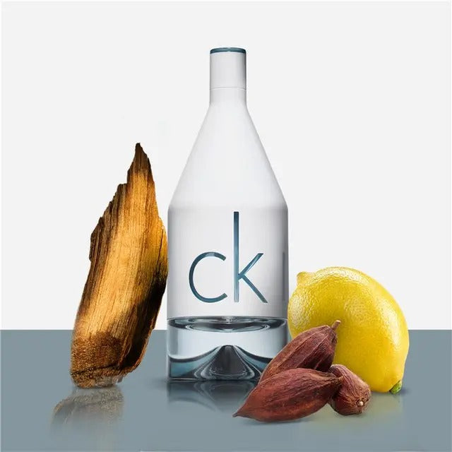 CK IN2U For Him Eau de Toilette 150ml sleek white and gold bottle
