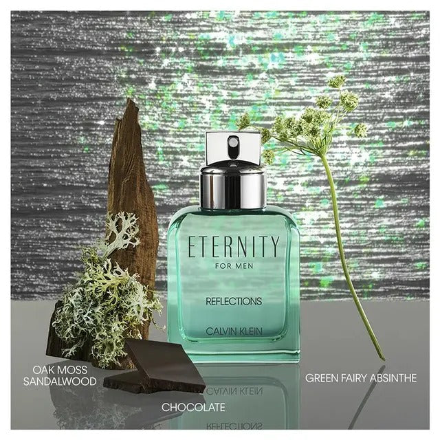 Elegant Calvin Klein Eternity Reflections fragrance for men 100ml