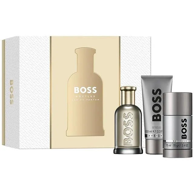 Luxury Hugo Boss Bottled Eau De Parfum 3 piece men’s grooming set