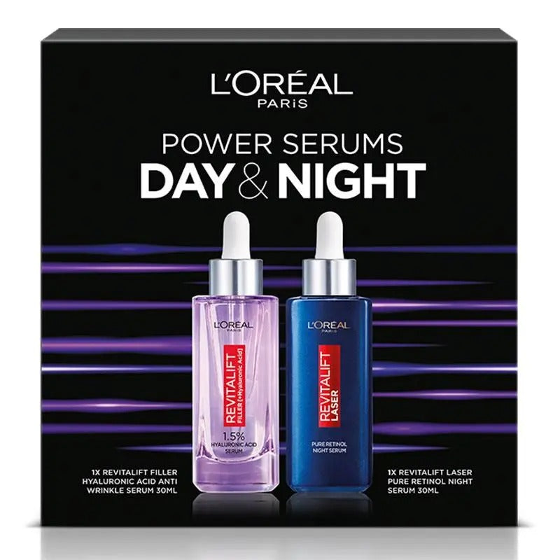 L'Oreal Paris Power Serums Revitalift Filler and Laser Day & Night Gift Set