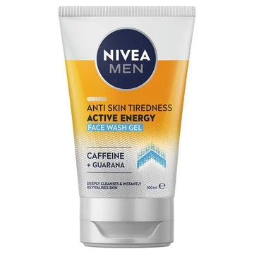 NIVEA MEN Active Energy Face Wash Gel 100ml