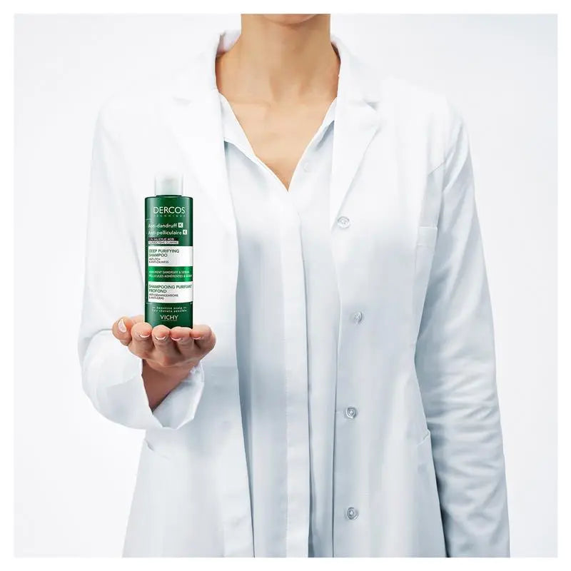 Dercos Anti-Dandruff K Deep Purifying Shampoo 250ml for flake-free, clean, and healthy scalp