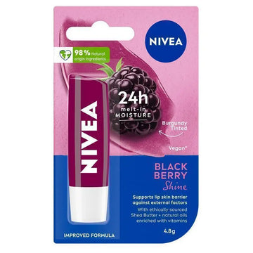 NIVEA Lip Blackberry Shine Lip Balm 4.8g