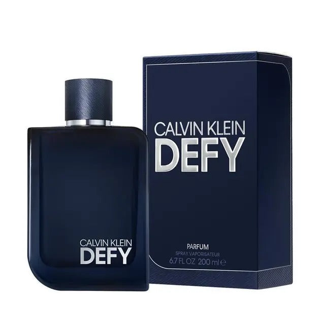 Calvin Klein Defy Parfum 200ml bottle with sleek modern design